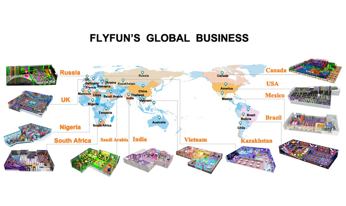 Flyufun commercial Jungle indoor playground Flyufun commercial Jungle indoor playground